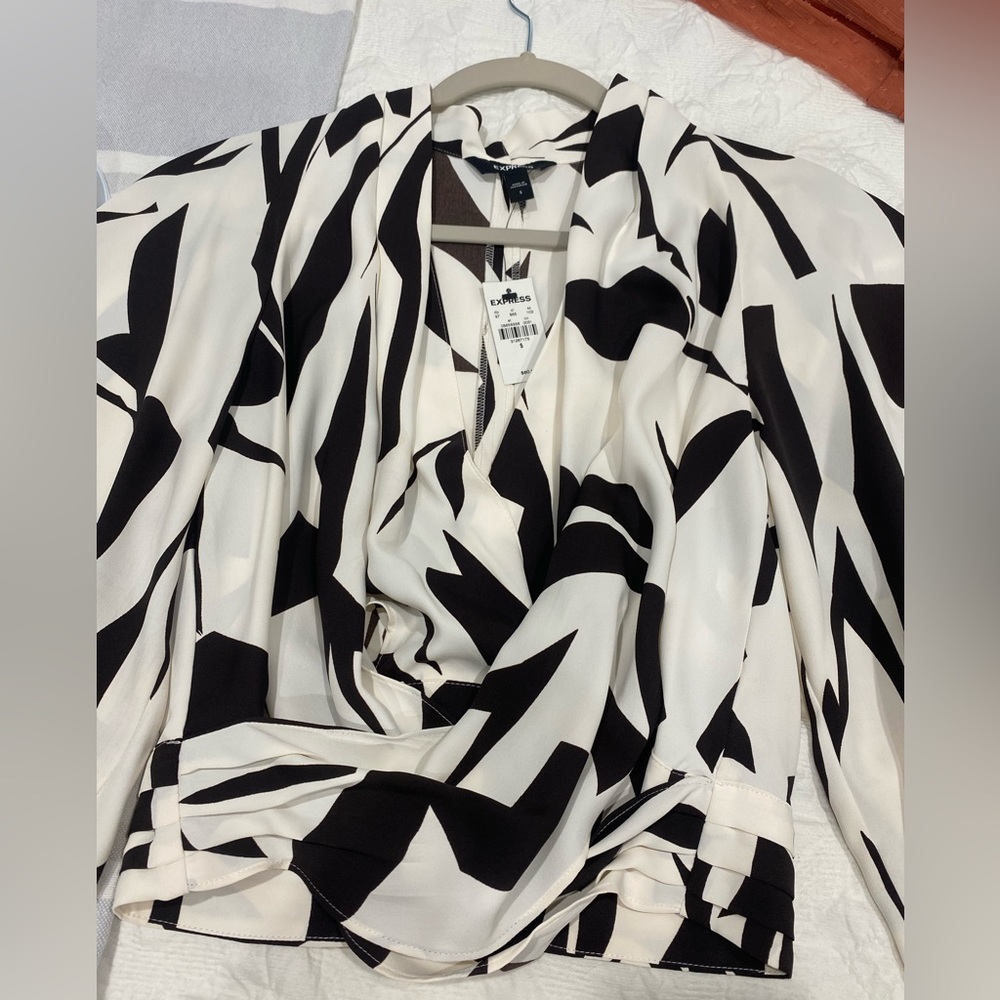 Express V neck Long Sleeve